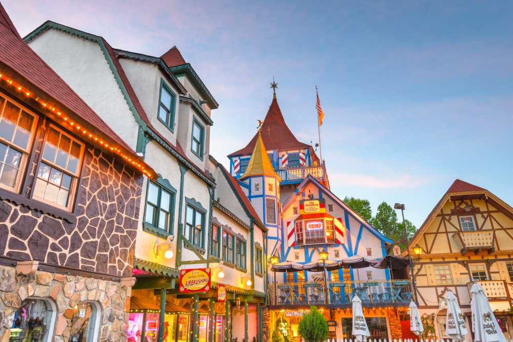 Bavarian buildings, enjoy the best things to do in Helen, GA this fall