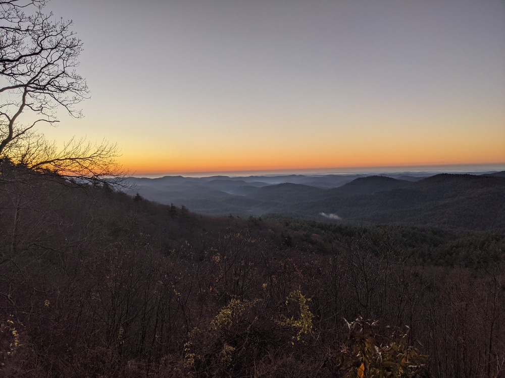 Hiking the beautiful North Georgia mountains during your weekend getaways from Atlanta